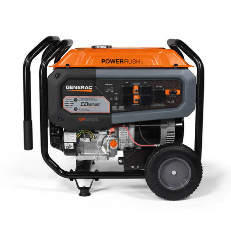 Generac Power Rush generator on a white background
