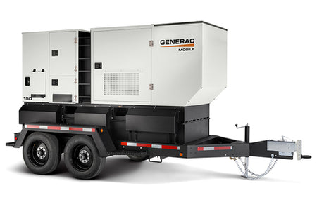 Generac magnum mobile generator on a white background