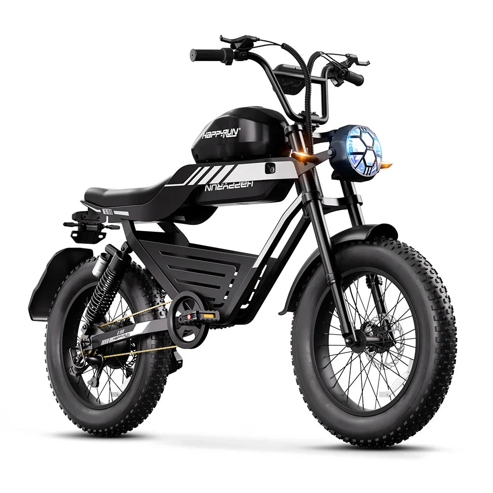 HappyRun G100 48V/38Ah 2000W Dual Battery Electric Bike