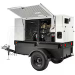Generac Skid-Mount Diesel Generator (Isuzu Engine) w/ Single-Axle Trailer MMG25IF4-STD3