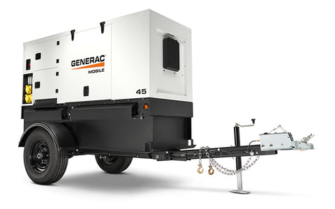 MMG45IF4-STD3 - Mobile Diesel Generator - Trailer Mount, Isuzu Final Tier 4