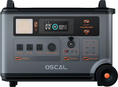 Oscal PowerMax 6000 Portable Power Station New 6000W 120/240V Oscal