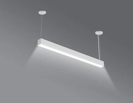 LED Linear Light - L8070 - Milky Flat Lens - 2ft Gl LED US Lighting
