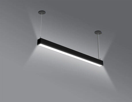 LED Linear Light - L8070 - Milky Flat Lens - 2ft Gl LED US Lighting