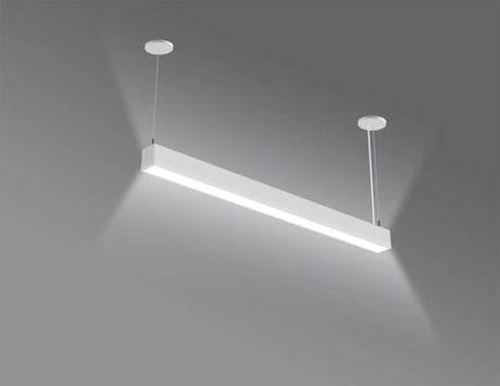 LED Linear Light - L8070 - Milky Flat Lens - 2ft Gl LED US Lighting