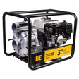 BE Power 3" 36PSI 264GPM Semi-Trash Transfer Pump with Honda GX200 Engine