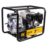 BE Power 3" 36PSI 264GPM Semi-Trash Transfer Pump with Honda GX200 Engine