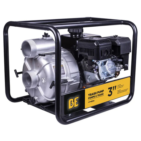 BE Power 3" Semi-Trash Transfer Pump with Powerease 225 Engine