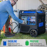 DuroMax XP9500iH Dual Fuel Inverter Generator