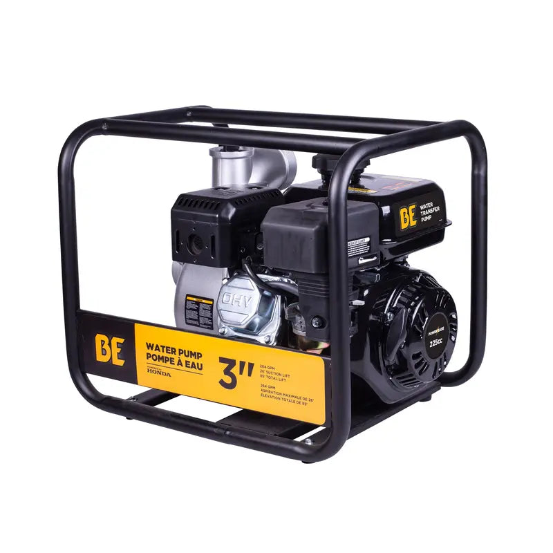 BE Power 3" Water Transfer Pump with Powerease 225 Engine