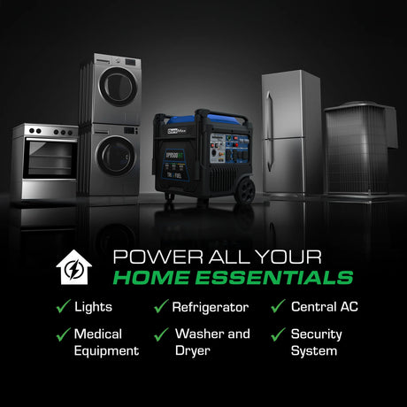 DuroMax 9,500 Watt Portable Tri Fuel Inverter Generator Mr. Volt, Inc.
