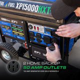 DuroMax XP15000HXT+ Tri-Fuel Portable Generator