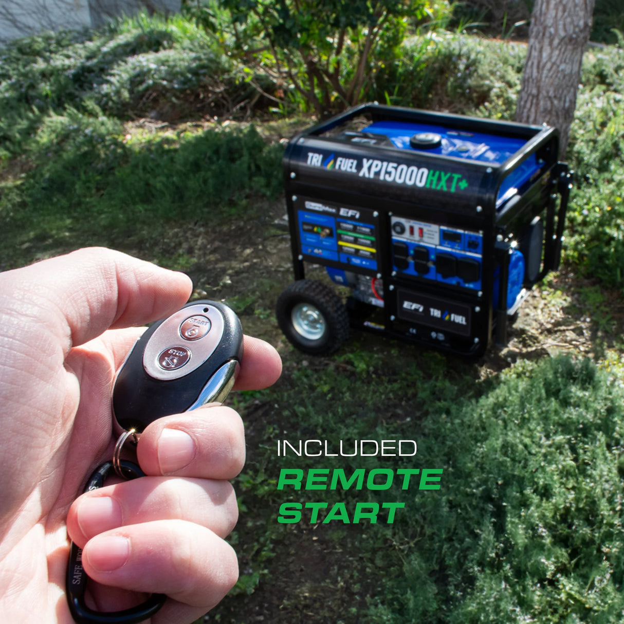 DuroMax XP15000HXT+ Tri-Fuel Portable Generator