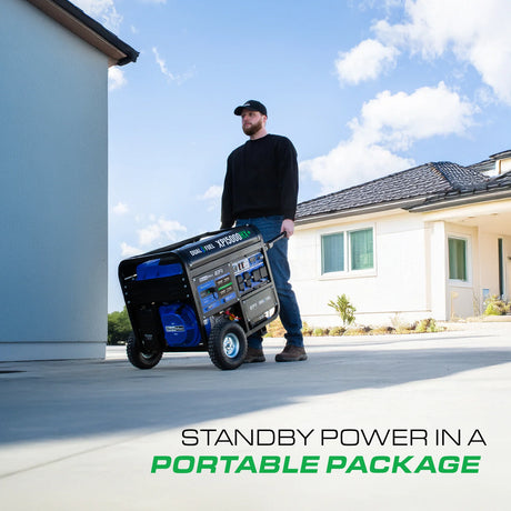 DuroMax 15,000 Watt Electric Start Dual Fuel EFI Portable Generator DuroMax