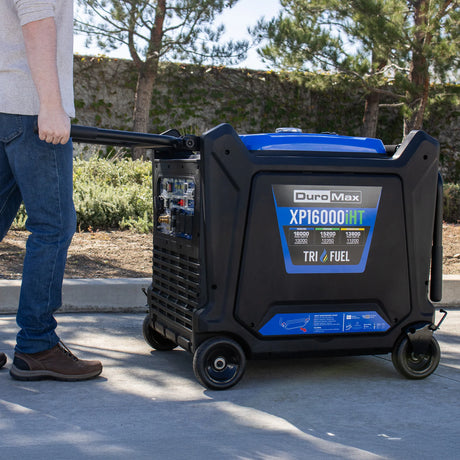 DuroMax XP16000iHT Tri-Fuel Portable Generator DuroMax