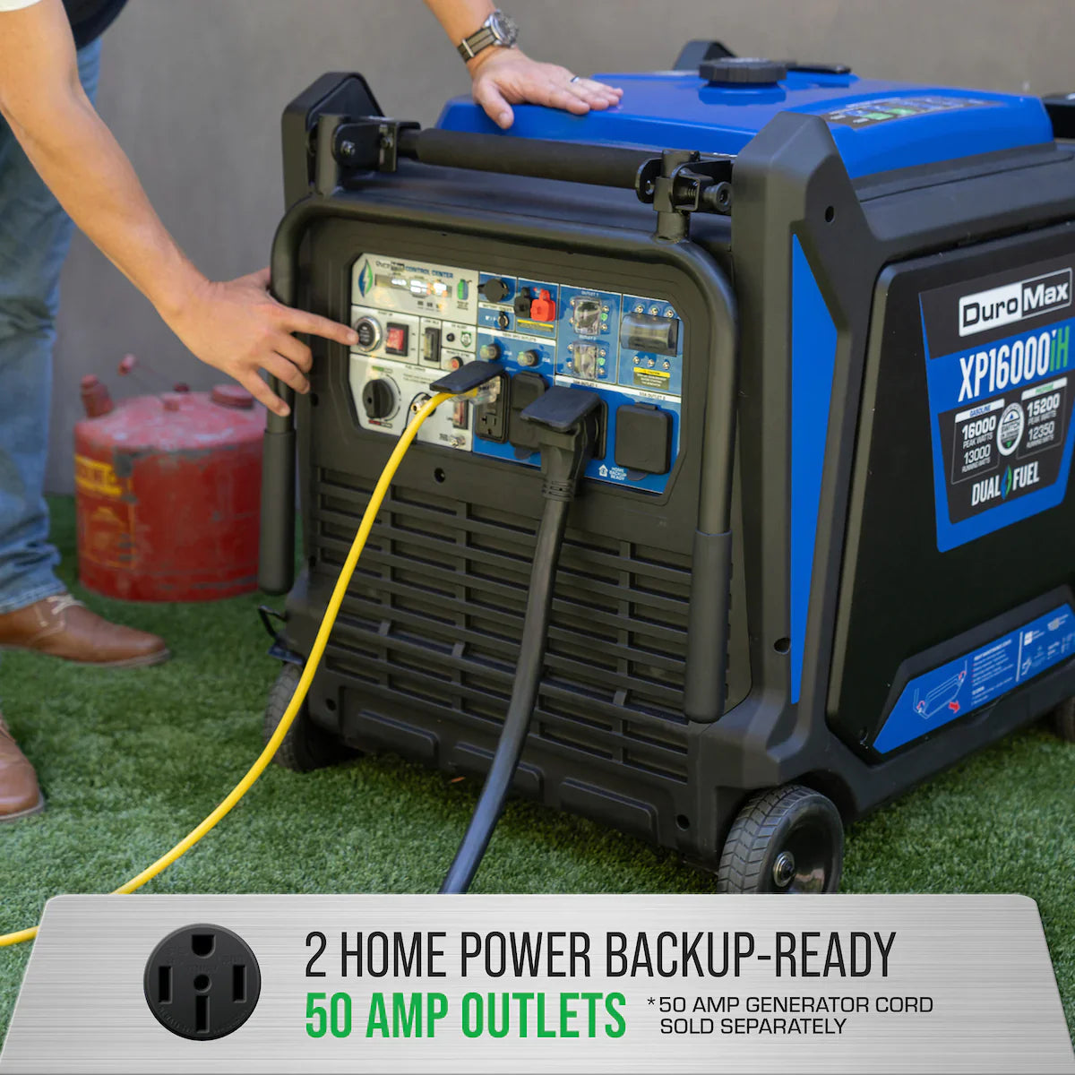 DuroMax XP16000iH Dual Fuel Inverter Generator