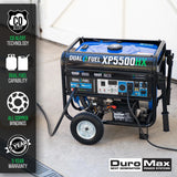 DuroMax XP5500HX Dual Fuel Portable Generator