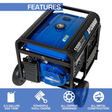 DuroMax XP13000E Portable Generator – 10,500 Running Watts / 13,000 Starting Watts, Gas Powered, Electric Start
