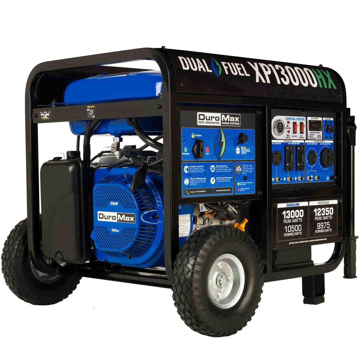 DuroMax XP13000HX Dual Fuel Portable Generator