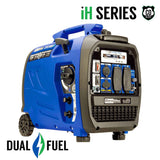 DuroMax XP2300iH Dual Fuel Inverter Generator – 1,800 Running Watts / 2,300 Starting Watts, Gas or Propane, Lightweight & Quiet