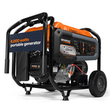Generac portable generator with 8,000 watts capacity on a white background