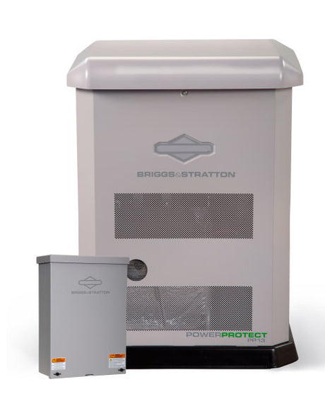 13/11.5kW Bundle (LP/NG) - PP13 Standby Generator + 100 amp 16-circuit Transfer Switch Briggs & Stratton