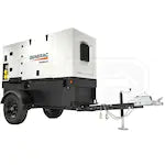 Generac Skid-Mount Diesel Generator (Isuzu Engine) w/ Single-Axle Trailer MMG25IF4-STD3