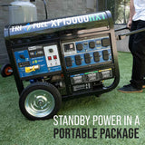 DuroMax XP15000HXT Tri-Fuel Portable Generator