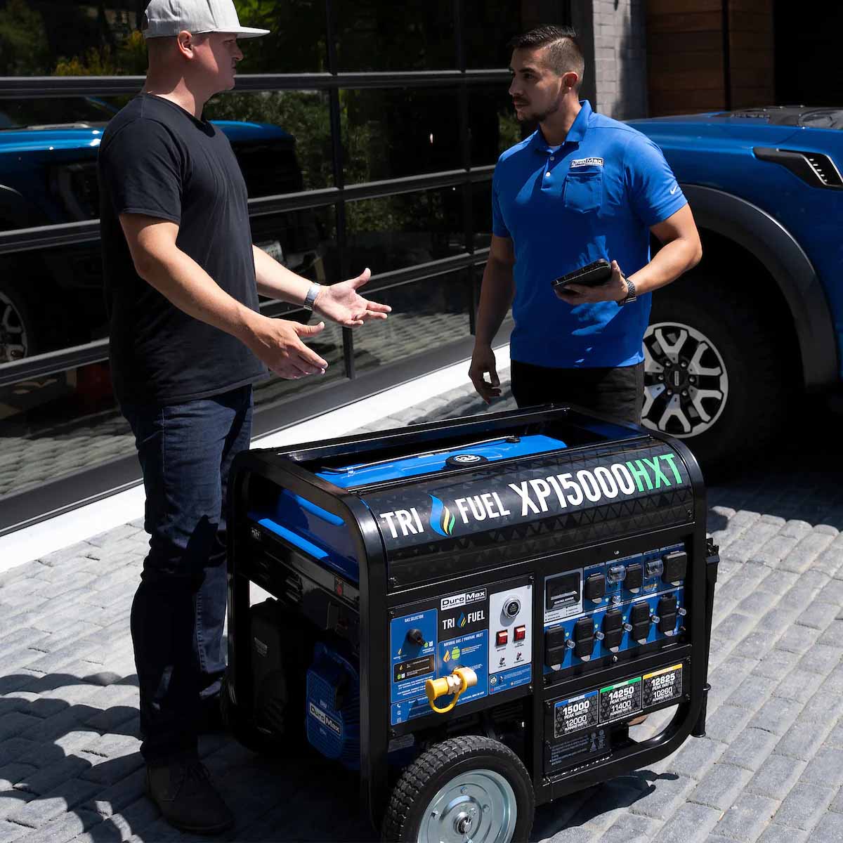 DuroMax XP15000HXT Tri-Fuel Portable Generator